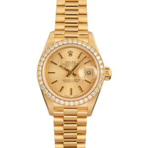 Lady Rolex Datejust 69178 Diamond Bezel