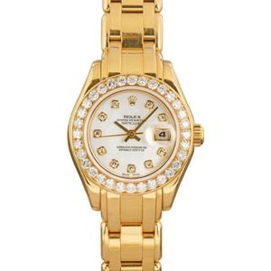 Rolex Datejust 69298 18k Yellow Gold Pearlmaster