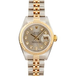 Lady Rolex Datejust 79173 Slate Diamond Dial