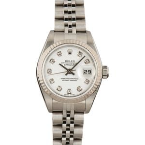 Ladies Rolex Datejust 79174 Diamond Dial