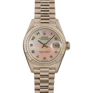 Ladies Rolex Datejust 79179 Pearl Dial