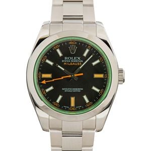 Rolex Milgauss 116400 Black Dial