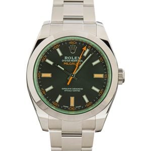 Rolex Milgauss Green Anniversary 116400V