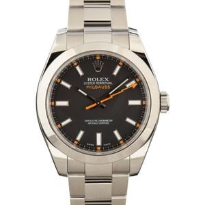 Rolex Milgauss Ref 116400 Black Dial