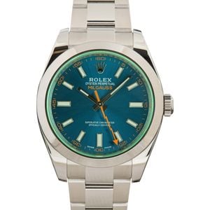 Rolex Milgauss Green Crystal 116400GV