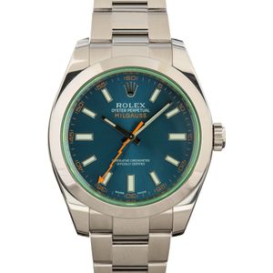 Milgauss Rolex 116400 Blue