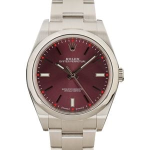 Rolex Oyster Perpetual 39MM 114300 Red Grape Dial