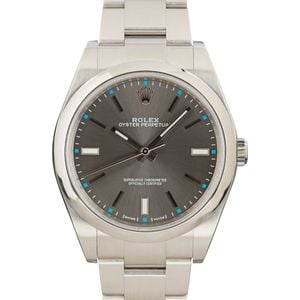 Rolex Oyster Perpetual 114300 Rhodium