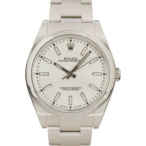 Rolex 114300 Oyster Perpetual White Dial