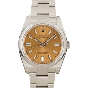 Rolex Oyster Perpetual 116000 White Grape Dial