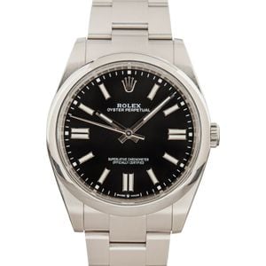 Rolex Oyster Perpetual Black 124300