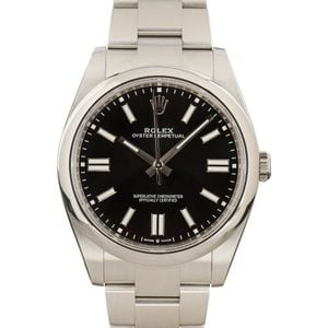 Rolex Oyster Perpetual Black 124300