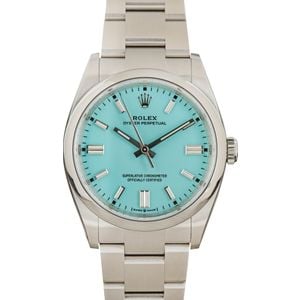 Rolex Oyster Perpetual 126000 Turquoise Blue