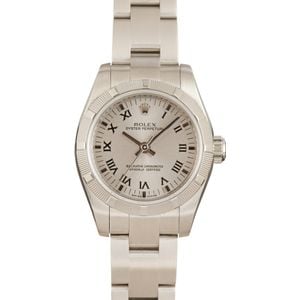 Ladies Rolex Oyster Perpetual 176210 Roman Dial