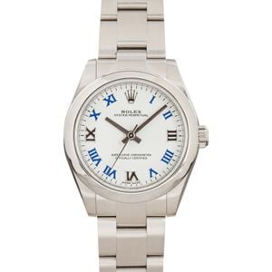 Rolex Oyster Perpetual 31 ref 177200 White Dial