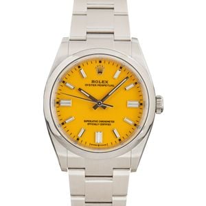 Rolex Oyster Perpetual 126000 Yellow Dial