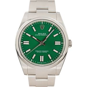 Rolex Oyster Perpetual Ref 124300 Green Dial