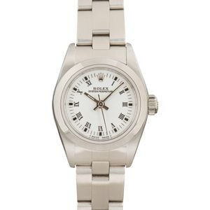 Ladies Rolex Oyster Perpetual 67180 Stainless Steel