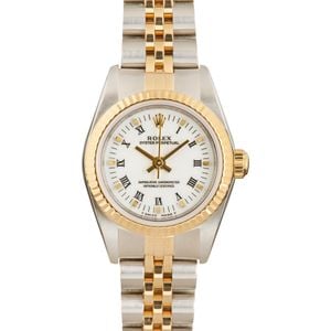 Rolex Ladies Oyster Perpetual 76193 Two-Tone