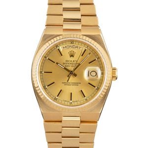 Rolex OysterQuartz 19018 Gold Day-Date