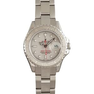 Lady Rolex Yacht-Master 169622 Platinum Dial & Bezel