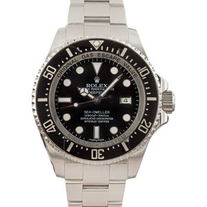 Pre-Owned Rolex Sea-Dweller 116660 Black Dial