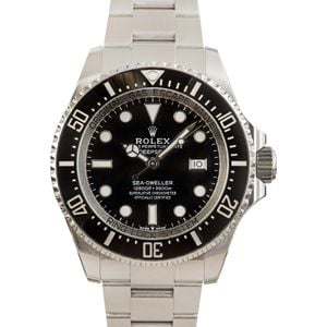 Used Rolex Sea-Dweller 126660 Black Dial