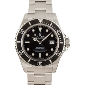 Used Mens Rolex Sea-Dweller Model 16600