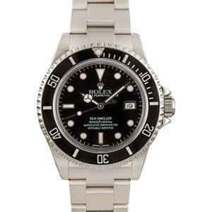 Used Mens Rolex Sea-Dweller Model 16600