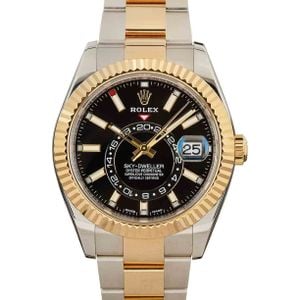 Rolex Sky-Dweller 326933 Black Dial Two Tone