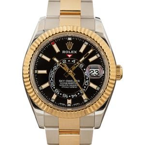 Rolex Sky-Dweller 326933 Black Dial Two Tone