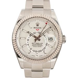 Rolex Sky-Dweller 326934 Stainless Steel and White Gold