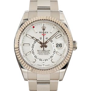 Pre-owned Rolex Sky-Dweller 336934 Stainless Steel