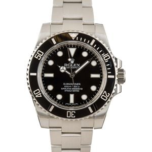 Pre-Owned Rolex Submariner 114060 Stainless Steel