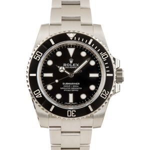 Rolex Submariner 114060 Ceramic No Date