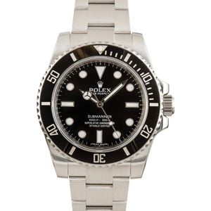 Pre-Owned Rolex Submariner 114060 Stainless Steel