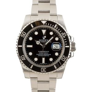 Pre-Owned Rolex Submariner 116610 Stainless Steel