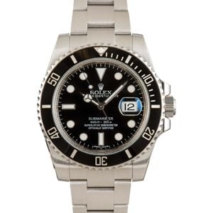 Used Rolex Submariner 116610 Black Dial