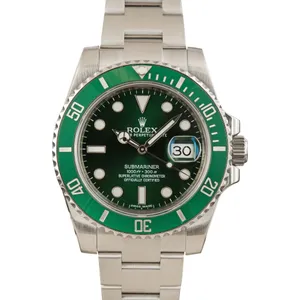 Pre-Owned Rolex Submariner 116610LV Green Hulk