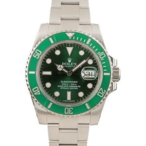 Pre-Owned Rolex Submariner 116610LV Green Hulk