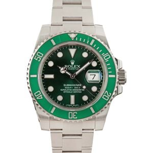 Rolex Submariner Ref 116610LV Green Hulk