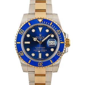 Used Rolex Submariner 116613 Blue Ceramic Bezel