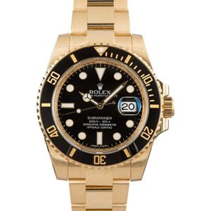 Rolex Submariner ref 116618 18k Yellow Gold