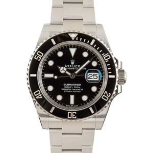 Mens Rolex Submariner 126610 Black Dial