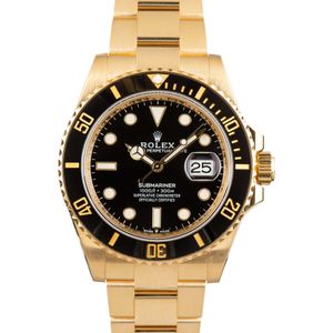 Rolex Submariner Yellow Gold 126618