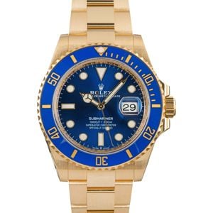 Rolex Submariner 126618 18k Yellow Gold Blue Dial