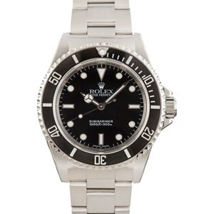 Mens Rolex Submariner 14060M No Date Dial