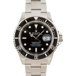 Rolex Submariner 16610 Black Dial