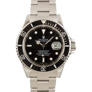 Rolex Submariner Black 16610