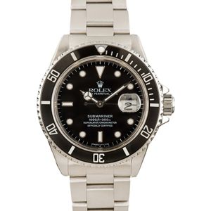 Rolex Submariner 16610 Black Dial